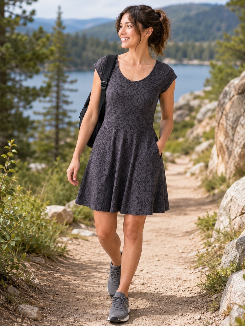 NWT Merrell Select Wick Travel Dress Small Moisture Wicking Pockets